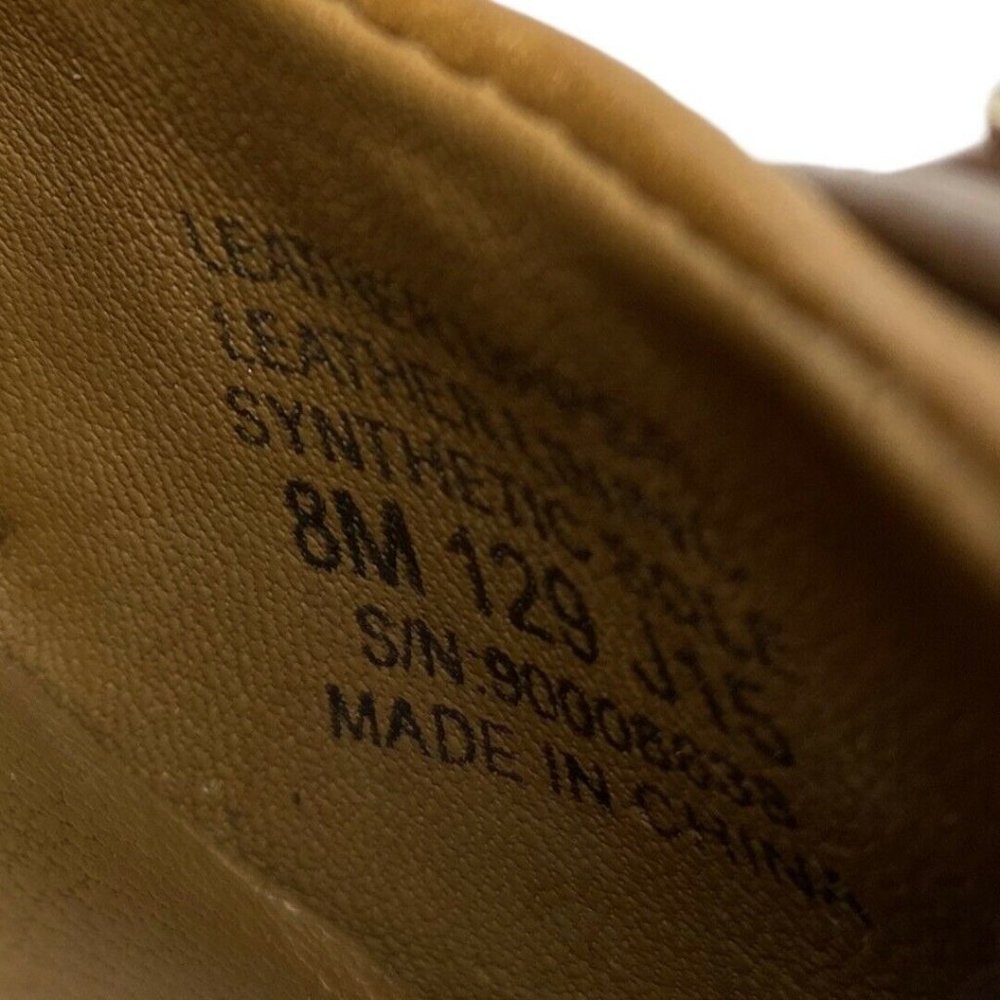 Tory Burch Ambrose Wedge Wood Heel Royal Tan - Picture 9 of 9